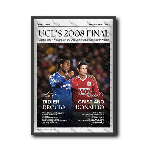 Cristiano Ronaldo y Didier Drogba